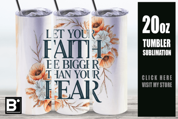 Christian Faith over Fair Tumbler PNG