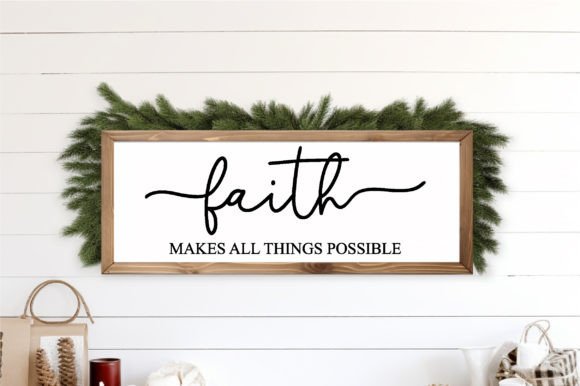 Faith Christian Wood Sign Svg and Crafts