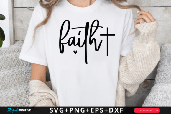 Faith SVG Design for Crafts and Creative Marketing
