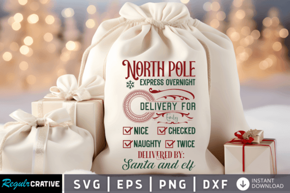North Pole Express Overnight Delivery Crafts