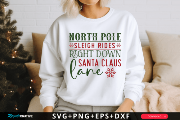 North Pole Sleigh Rides Right Down Santa & Crafts